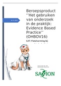 OHBOV16 Het gebruiken van onderzoek in de praktijk: Evidence Based Practice, T.50513