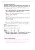 Oefening Likelihood Ratios - Rechtspsychologie 