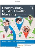 Test Bank For Community Public Health Nursing, 7th Edition by Mary A. Nies, Melanie McEwen| Complete Guide A+