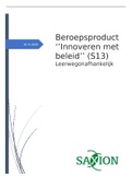 S13 Innoveren met beleid, T.52300