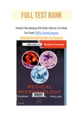 Medical Microbiology 8th Edition Murray Test Bank