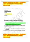 MSN 571 Midterm Q & AS ALL ANSWERS 100% VERIFIED ANSWERS LATEST DOWNLOAD 