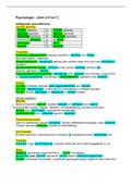 Samenvatting Psychologie blok 4: deeltoets 2