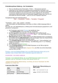 Proteinbiosynthese Erklärung Transkription