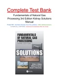 Fundamentals of Natural Gas Processing 3rd Edition Kidnay Solutions Manual