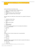 NURS 6501N-45 MODULE 2 TO 8 KNOWLEDGE CHECK all answered correct