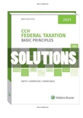 CCH Federal Taxation Basic Principles 2021 1st Edition Smith Solutions Manual