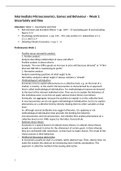 Lecture notes Intermediate Microeconomics, Games And Behaviour (ECB2VMIE) 