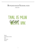 Bewijsdossier 1B: Taal