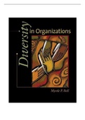 Test Bank For Diversity In Organization 2nd Edition, Bell Chapter 1_16 Questions And Answers In 115 Pages__ All Inclusive