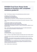 PHI2604 Final Exam Study Guide Question & Answers with completed solutions graded A+(MDC 2020. CH 1-3, 5-10, 13, 15, 20, 21)