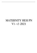 MATERNITY HESI PN V1- v3 -2021