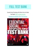 Essential Social Psychology 4th Edition Crisp Test Bank