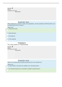 NUTRI 101NUTR 101 - Midterm Exams Questions And Answers Graded