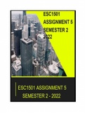 ECS1501 ASSIGNMENT 5 SEMESTER 2 - 2022