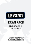 LEV3701 - EXAM PACK (Questions and Answers for 2015-2021) (Download file)