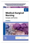 Test Bank for  Medical Surgical Nursing Concepts and Practice 5TH Edition Stromberg Dewits  / All Chapters 1-49. Complete Guide with Rationales  LATEST EDITION  GRADED A+