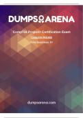 CompTIA PK0-005 Certification Exam/81 Questions and Answers 100% Correct