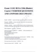 Exam 1 GSU BUSA 2106 (PERRY Binder) Courts I VERIFIED QUESTIONS AND ANSWERS 2024 UPDATE!