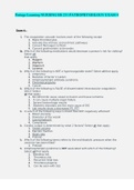 Nursing BS 231 Pathophysiology Exam 4 Questions and Answers- Portage Learning