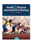 Health and Physical Assessment In Nursing 3rd Edition DAMICO Test Bank