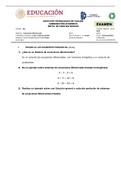 Examen ecuaciones diferenciales 4 y 5