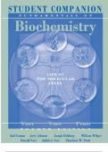 Biochemistry 4th Edition by Donald Voet - Test Bank 100% COMPLETE QUESTIONS AND ANSWERS, study guide