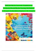 Test Bank for Varcarolis' Foundations of Psychiatric Mental Health Nursing A Clinical, 9th Edition by Halter, 9780323697071, Covering Chapters 1-36 | Includes Rationales