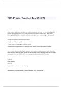 FCS Praxis Practice Test (5122) Questions and Answers