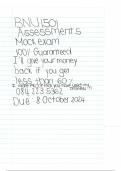 BNU1501 - Assessment 5 - Due 8 October 2024 - Distinction guaranteed