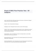 Praxis II 5001 Free Practice Test Questions and Answers - All Subjects