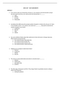 C207 Self Assessments Multi Choice Version Questions and Answers (2022/2023) 