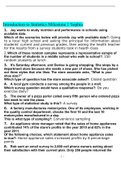 Introduction to Statistics Milestone 1 Sophia with all the correct answers(scored A+)NEW-2020/2021,All Verified