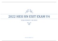 2022 HESI RN EXIT EXAM V4 | 100% VERIFIED 160 Q&A