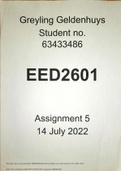 EED2601 Assignment 5 2022
