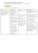 Unit 2: Practical scientific procedures and techniques Learning Aim B:U​ ndertake calorimetry to study cooling curves