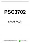 PSC3702 EXAM PACK 2024