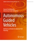 Autonomous Guided Vehicles Methods and Models for Optimal Path Planning