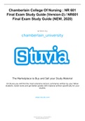 NR 601 Stuvia final exam study guide (3) GRADED A