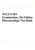 NCLEX-RN Examination, 5th Edition Pharmacology Test Bank | Evolve NCLEX Prep Q&A 2022