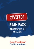 CIV3701 - EXAM PACK (2022)