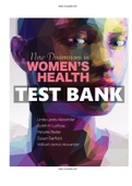 New Dimensions in Women's Health 8th Edition Alexander Test Bank ISBN-13: 9781284178418   |Complete Test Bank|ALL CHAPTERS. 
