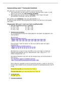 Samenvatting Toetsende Statistiek week 7 - Niet-parametrische methoden 