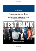 Employment Law 4th Edition Rassas Test Bank |A+| Instant Download .