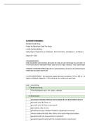 Exel template uitwerking - Architectonisch detail 