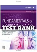 Egan’s Fundamentals of Respiratory Care 12th Edition Kacmarek Test Bank