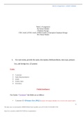 Summary ITEC-8145 Week 2 Assignment Database Design Complete Solution