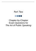 Lucas11e_TB_Chapter01 Part Two Chapter-by-Chapter Exam Questions for The Art of Public Speaking