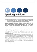  COMM 110 Lucas11e_TB_Chapter15 Speaking to Inform