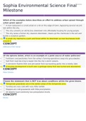 Sophia Environmental Science Final Milestone  